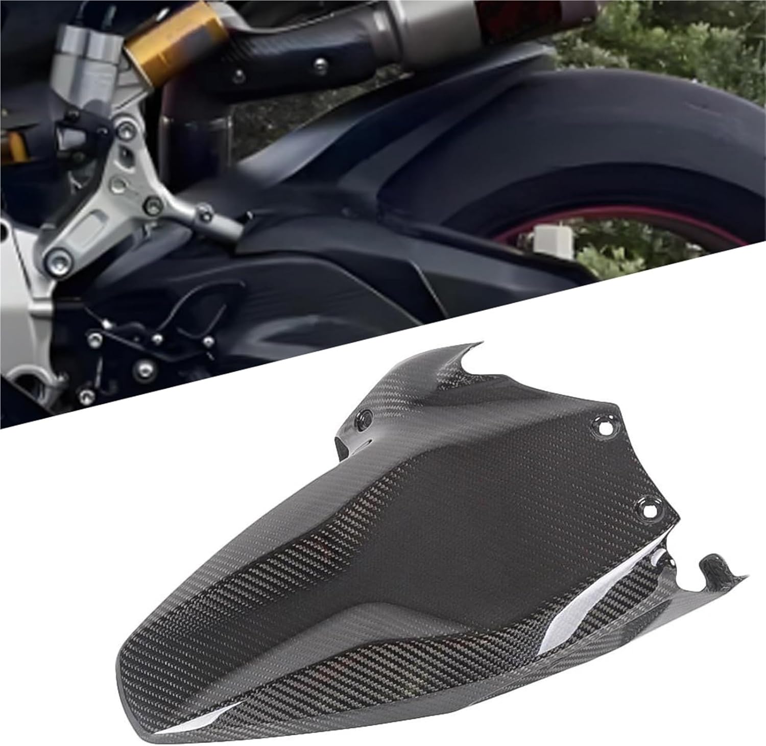 スズキハヤブサ3型 綾織カーボンリアフェンダー GSX-1300R隼08-A-TECH